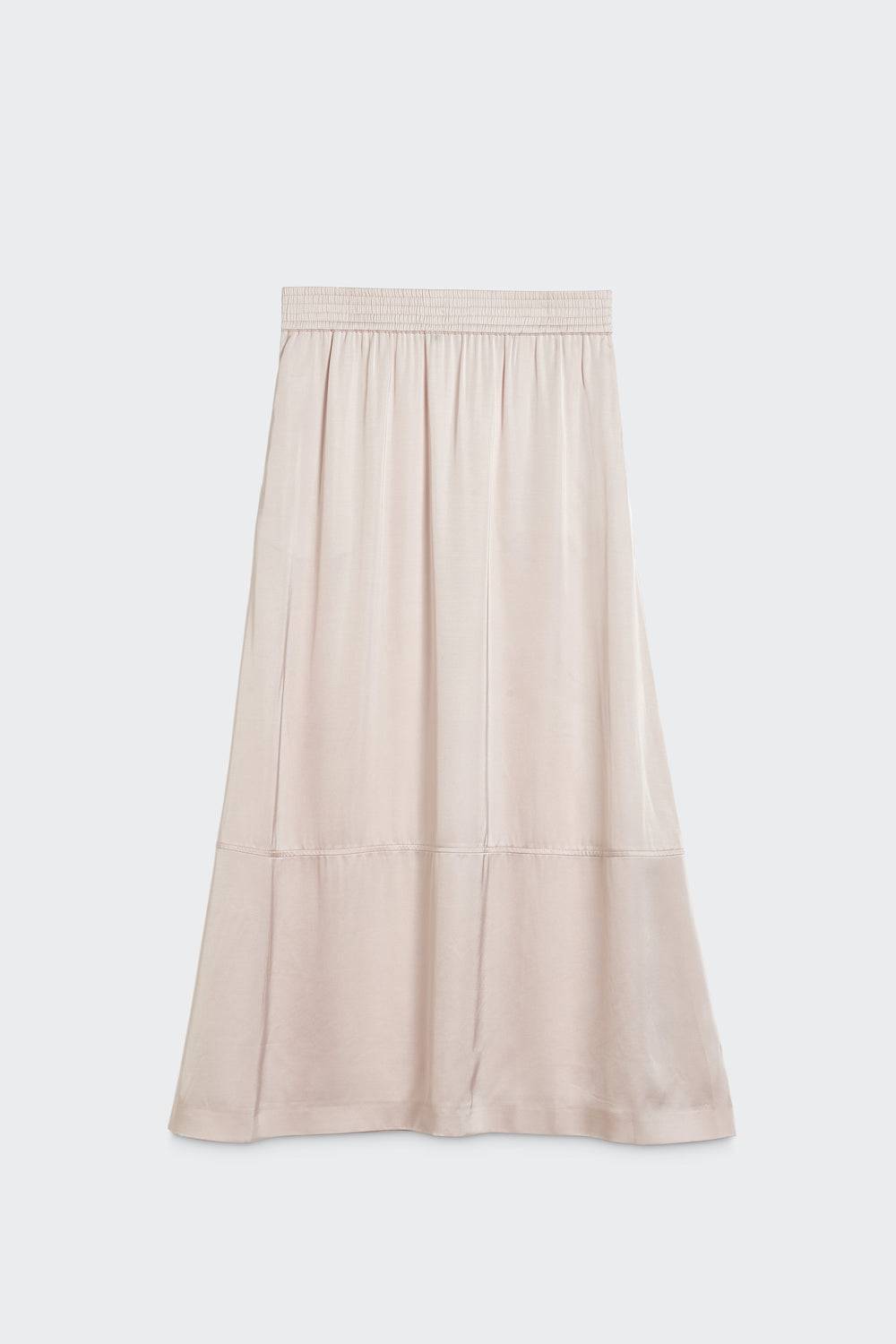 Spoon Golf Viscose Skirt with Elastic Waistband