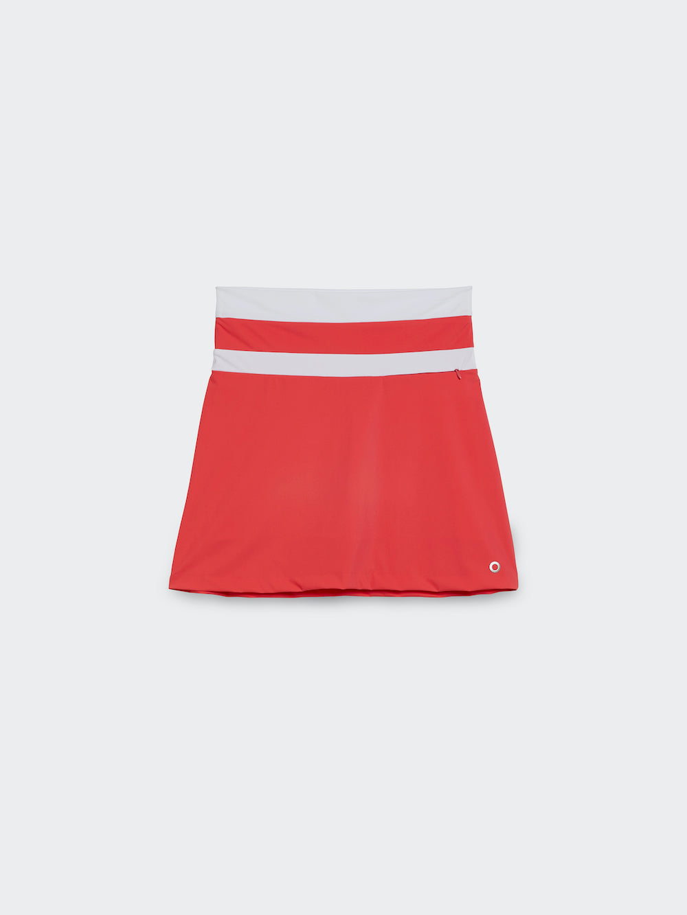 Spoon Golf Contrast Skirt with Zipper Pocket