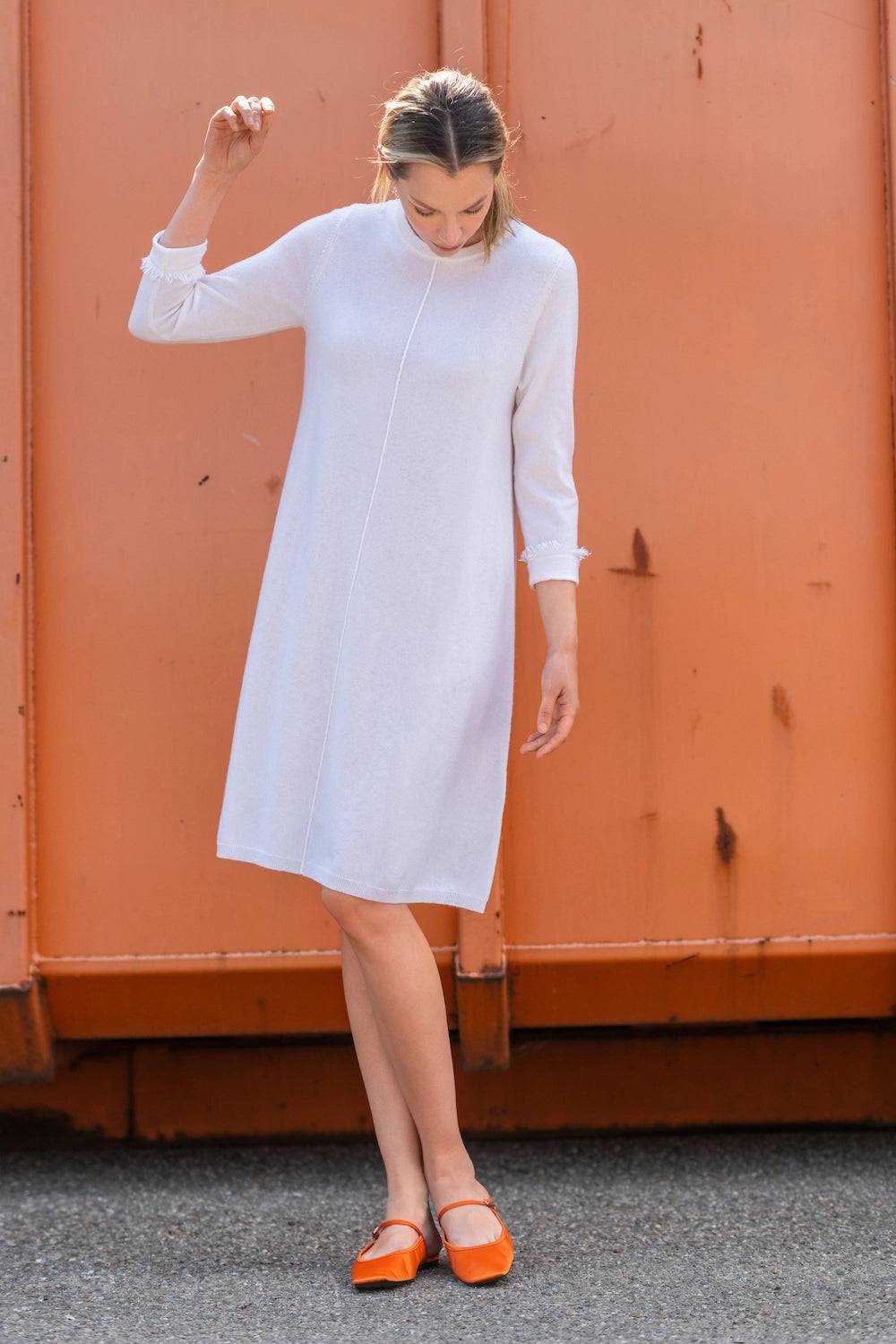 Spoon Golf Fringes Wool- Cashmere Dress