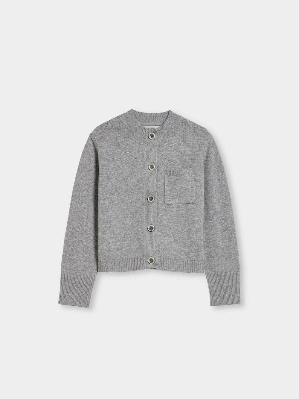 Spoon Golf Cropped Wool- Cashmere Cardigan