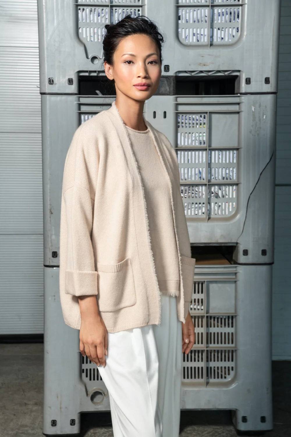 Spoon Golf Fringe Cashmere Cardigan