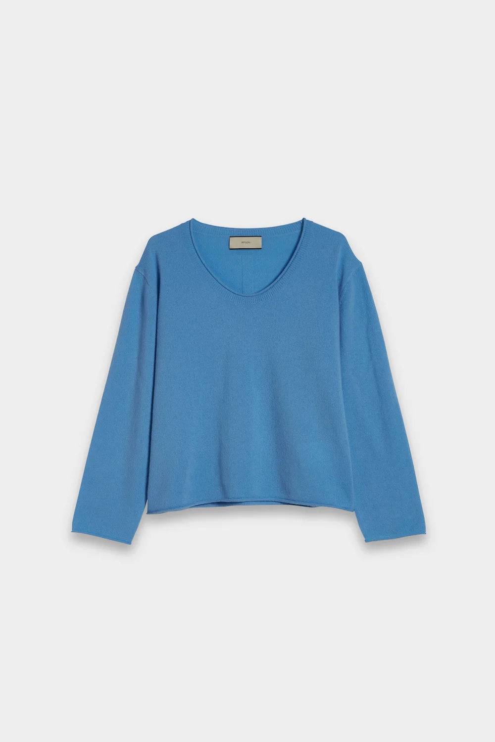Spoon Golf Back Panel Detail Cashmere Sweater