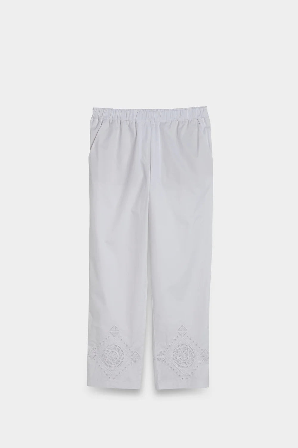 Spoon Golf Slip On Broderie Cotton Pants