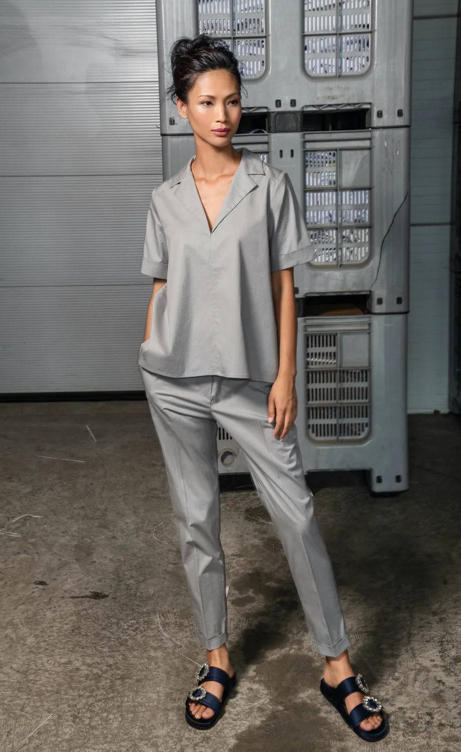 Spoon Golf Slip On Cotton Poplin Pants