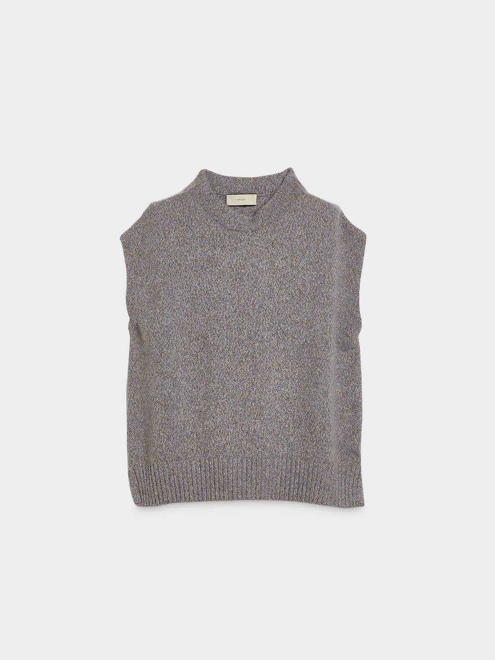 Spoon Golf Sleeveless Heavy Cashmere Slip-Over