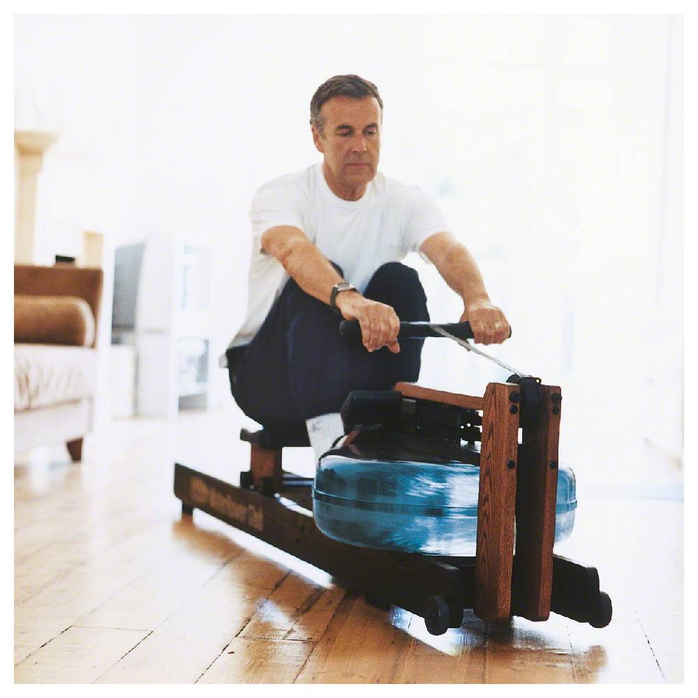Sport Tec WaterRower Rudergerät Club-Sport, inkl. S4 Monitor, Herzfrequenzempfänger und Brustgurt POLAR T31, Set 3-tlg Kostenloser Versand international