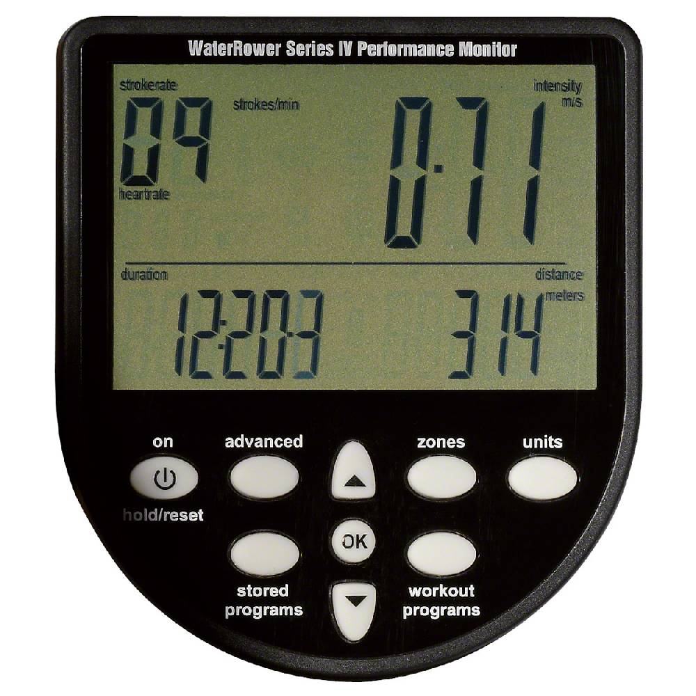 Sport Tec WaterRower Rudergerät Club-Sport, inkl. S4 Monitor, Herzfrequenzempfänger und Brustgurt POLAR T31, Set 3-tlg Kostenloser Versand international