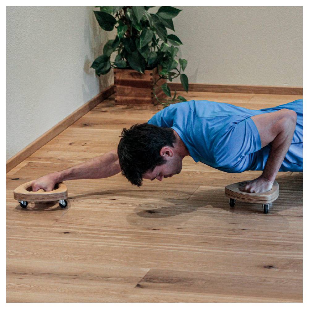 Sport Tec Erzi Bauchtrainer Core Roller, 2er Set Neueste Mode