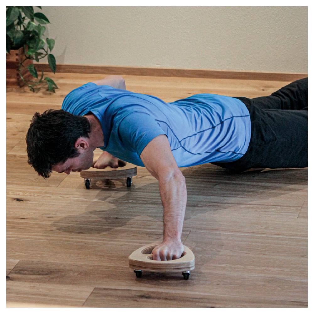 Sport Tec Erzi Bauchtrainer Core Roller, 2er Set Neueste Mode