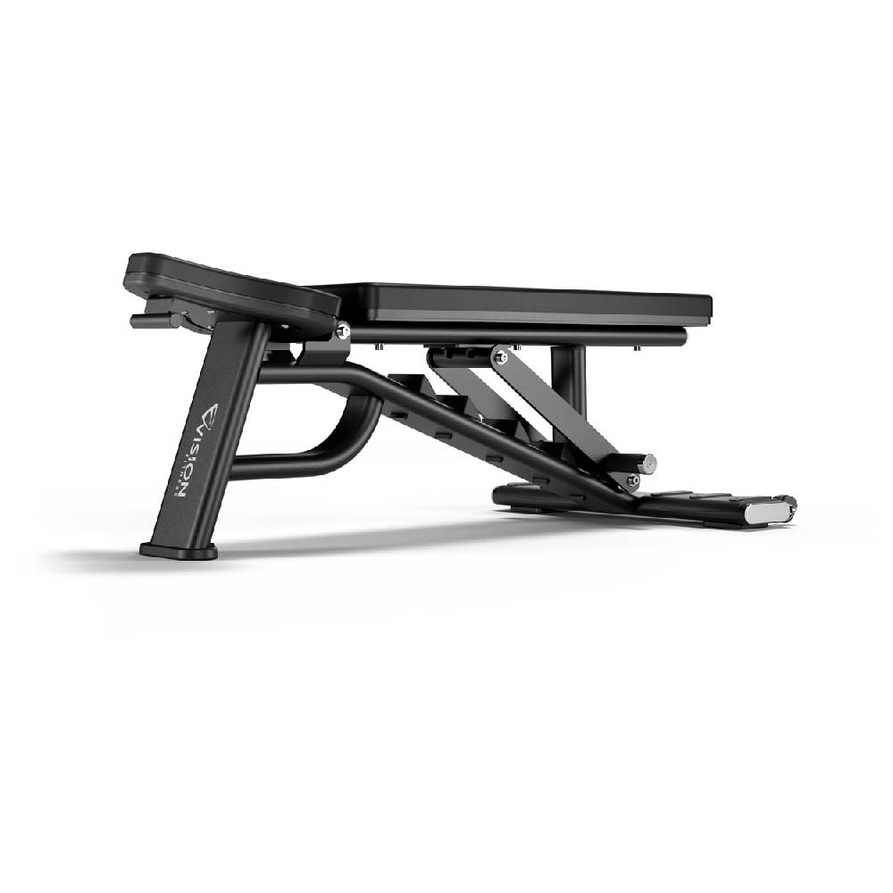 Sport Tec Vision Fitness Adjustable Bench verstellbare Hantelbank, 135x70x51 cm Bestseller