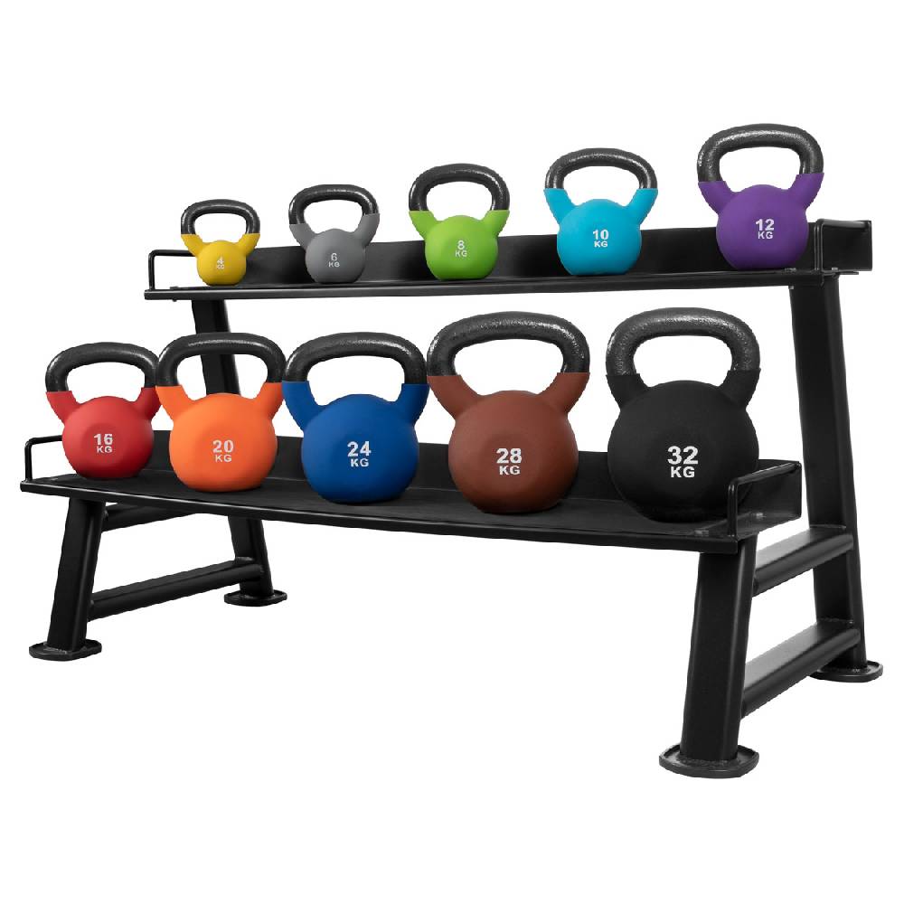 Sport Tec Sport-Tec Kettlebell-Set 11-tlg., 4-32 kg inkl. Ablage