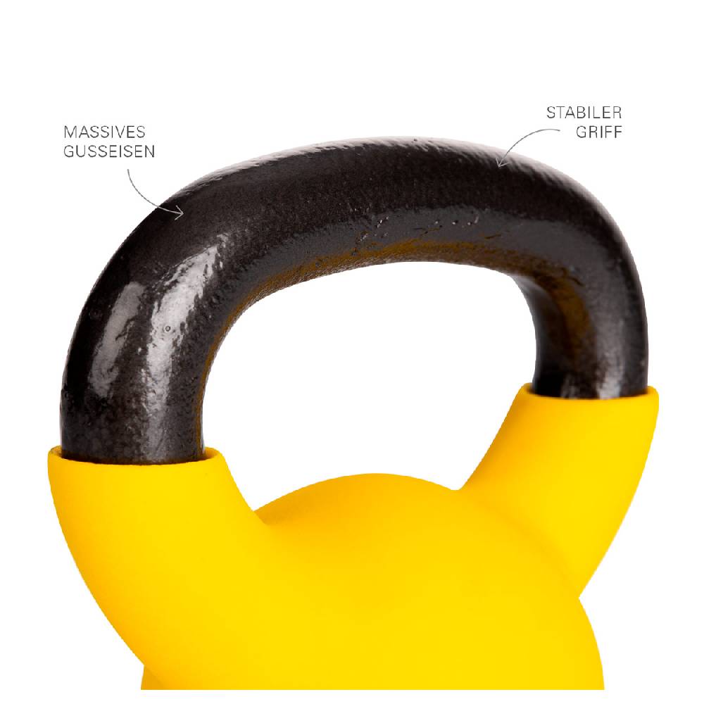 Sport Tec Kettlebell, 4 kg, gelb Große Rabatte