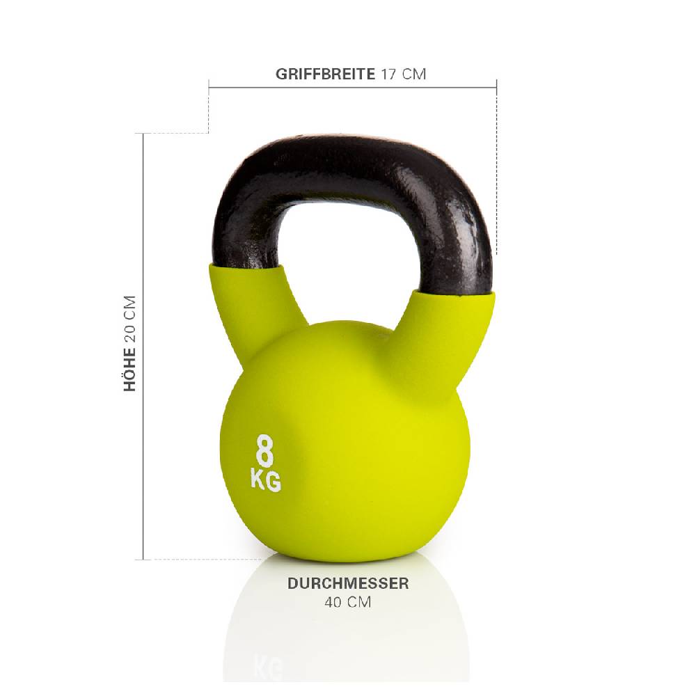 Sport Tec Kettlebell, 8 kg, grün Bestseller