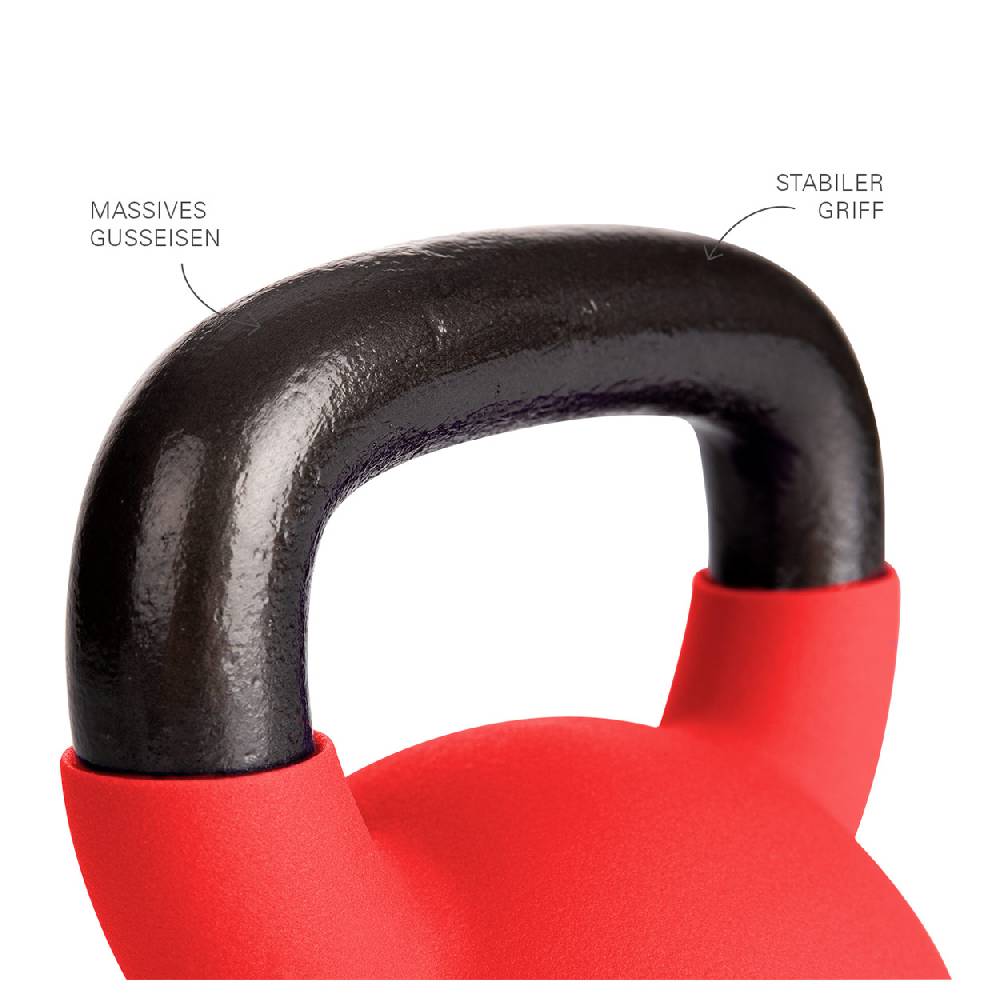 Sport Tec Kettlebell, 16 kg, rot Kauf eins, bekomm eins gratis