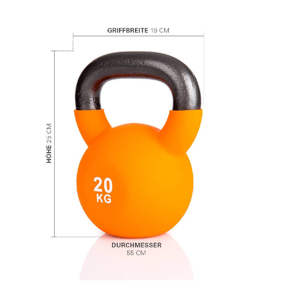 Sport Tec Kettlebell, 20 kg, orange Tägliche Deals