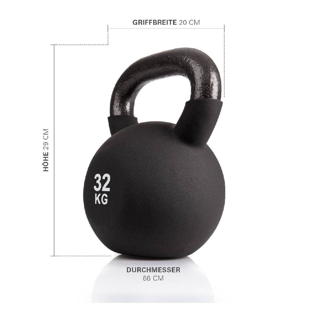 Sport Tec Kettlebell, 32 kg, schwarz VIP-Rabatte
