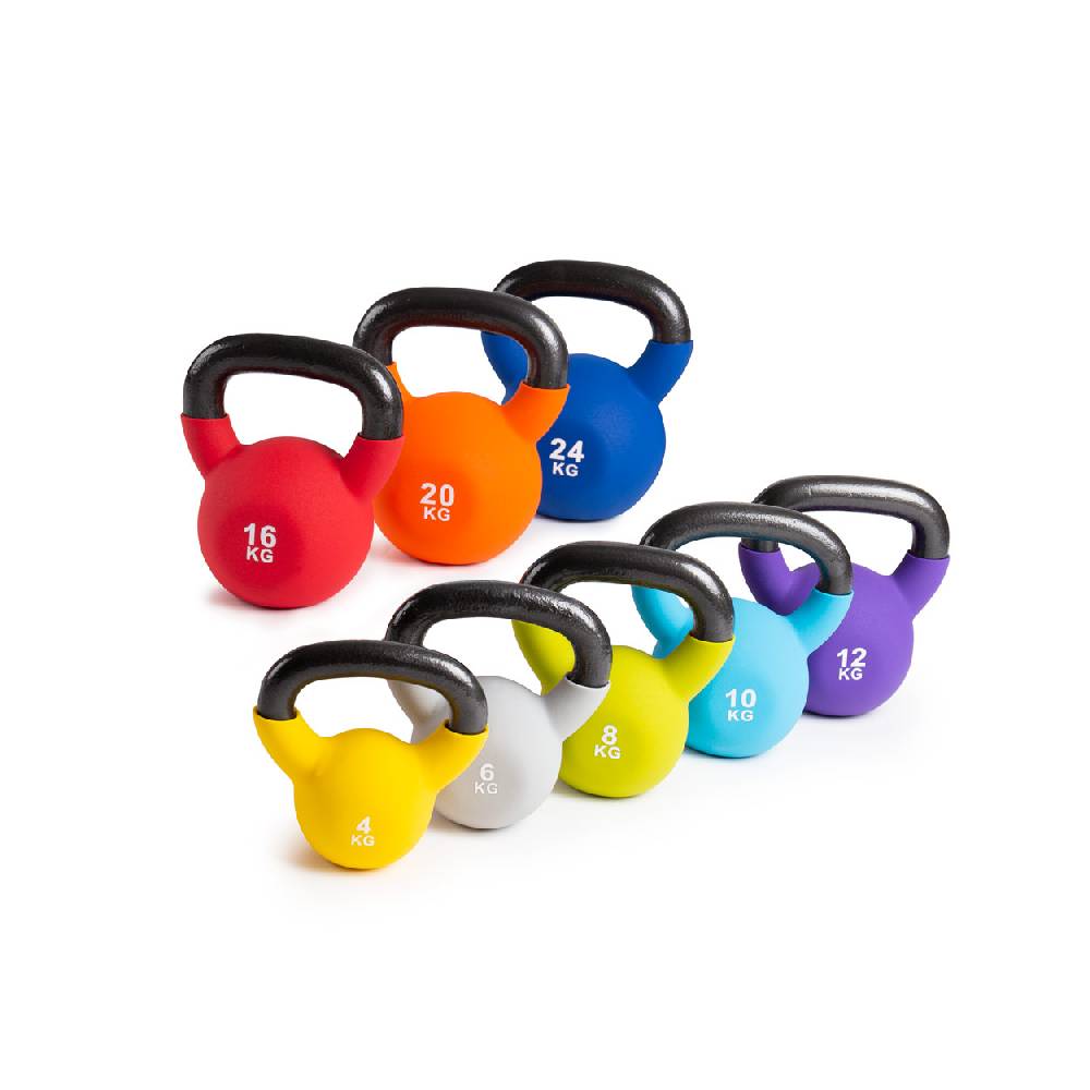 Sport Tec Kettlebells 4-24 kg, 8er Set
