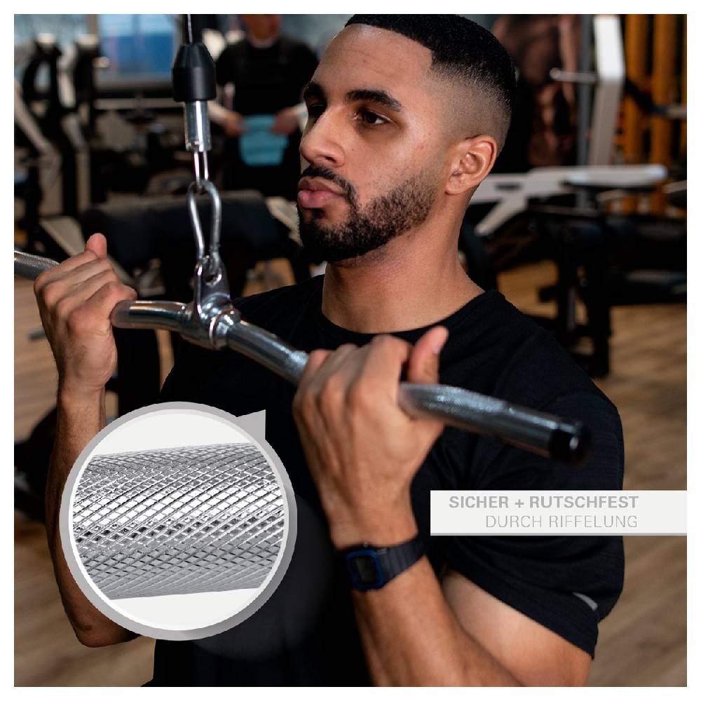 Sport Tec SZ-Trizepsstange Wellenform, 75 cm 50% Rabatt für begrenzte Zeit