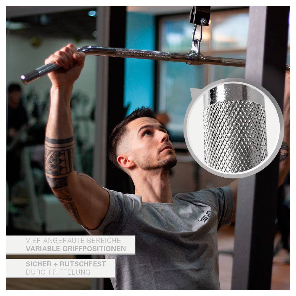 Sport Tec Latzugstange, 120 cm Fabrik Onlineshop