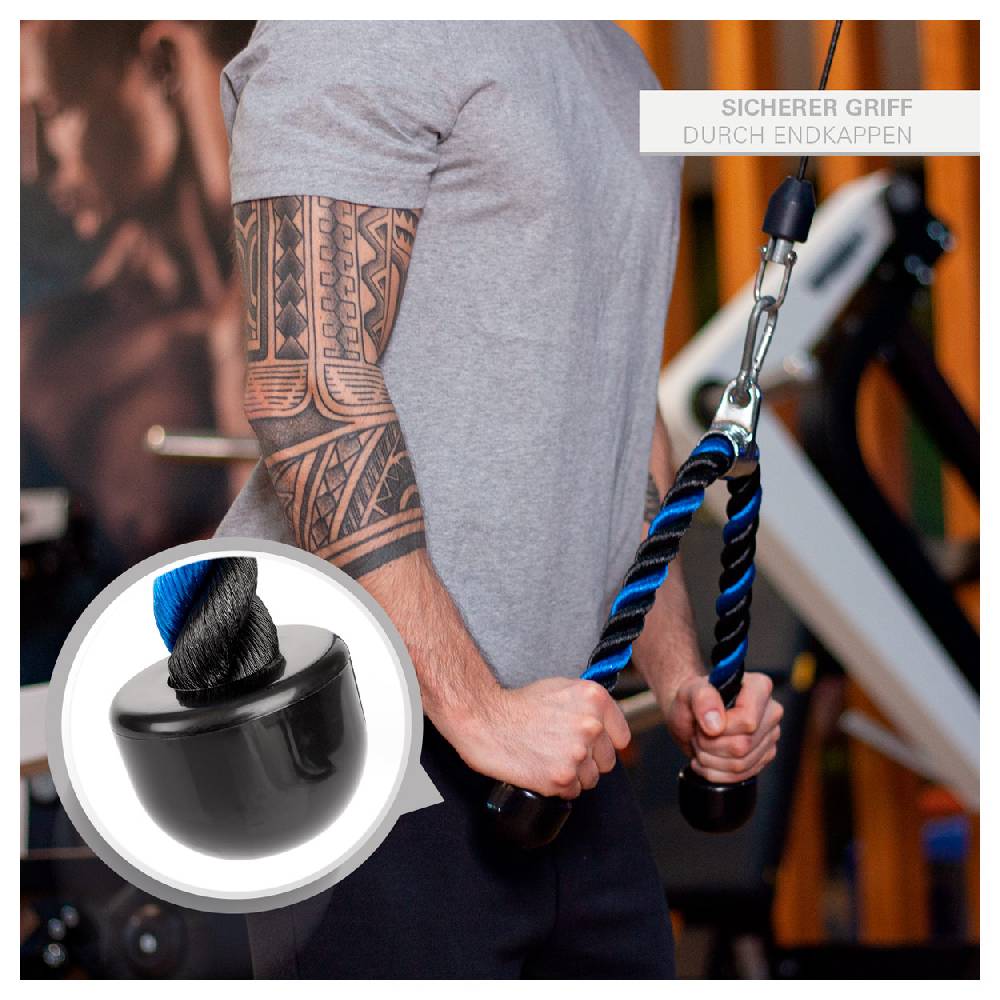 Sport Tec Trizepsseil, 65 cm Versandkostenfrei