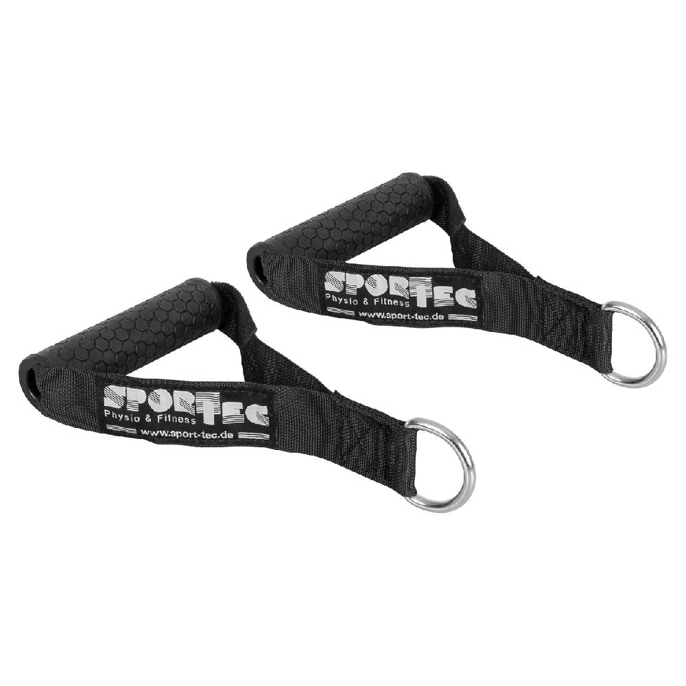 Sport Tec Sport-Tec Zuggriff mit Anti-Rutsch, schwarz, 2er Set