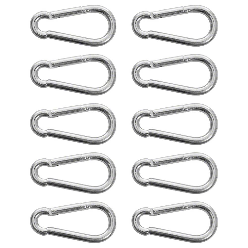 Sport Tec Karabinerhaken groß, 10 cm, 10er Set