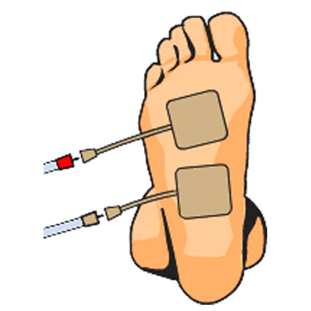 Sport Tec Compex Elektroden Wire, 5x5 cm, 4 Stück Flash Sale