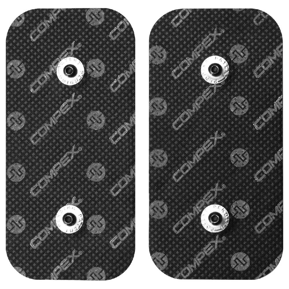 Sport Tec Compex Elektroden Easy Snaps, 5x10 cm, 2 Stück