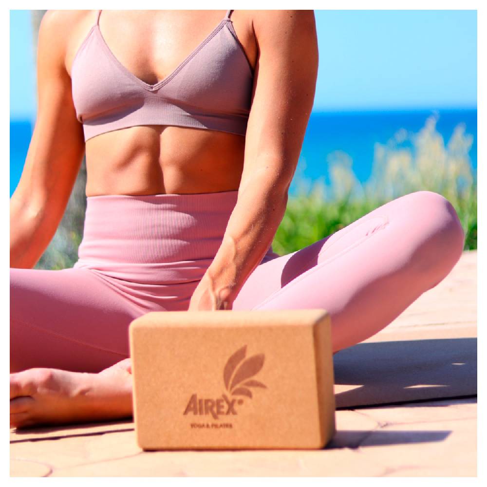 Sport Tec AIREX Yogablock ECO aus Kork, 22,5x15x7,4 cm Schlussverkauf