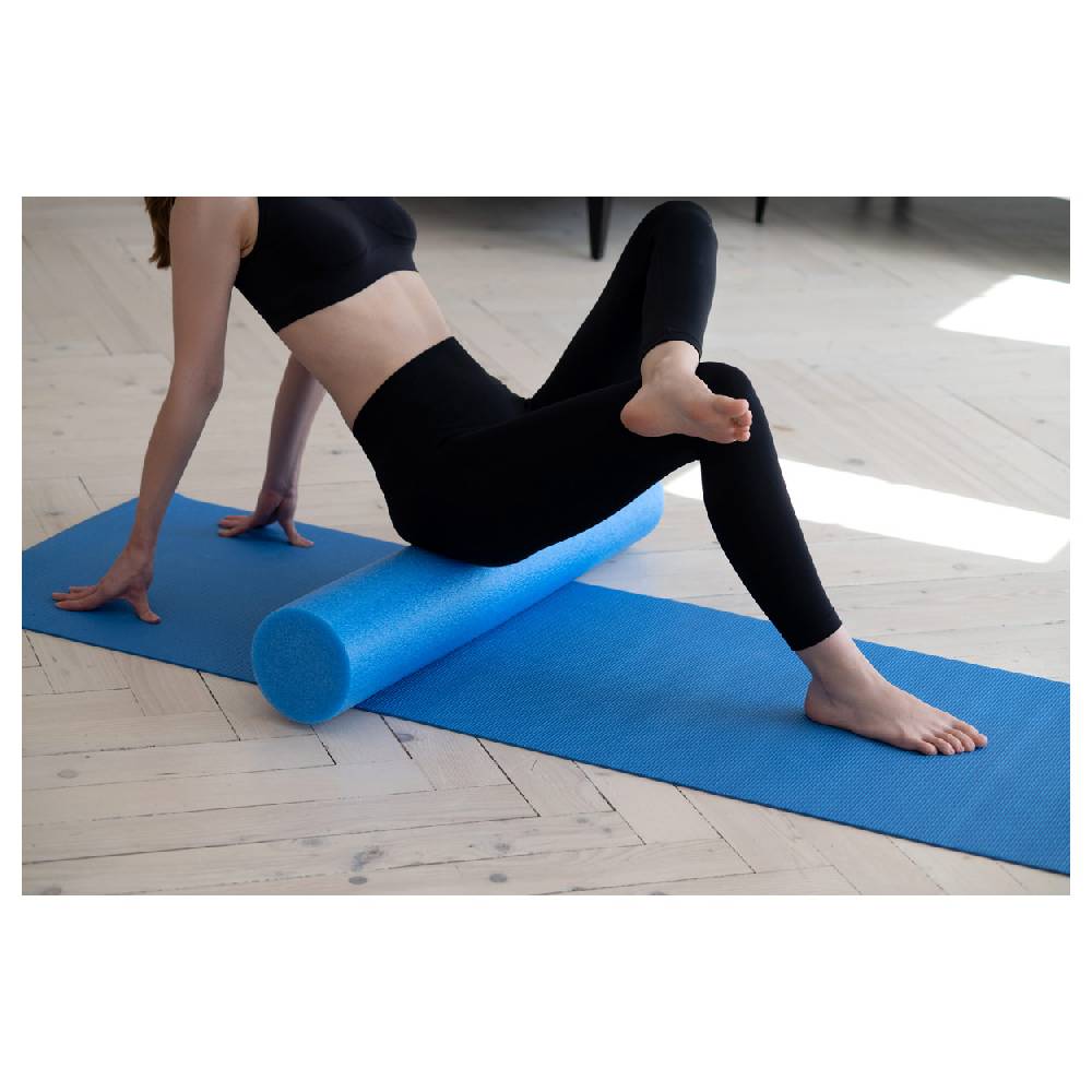 Sport Tec Yoga Rolle, ø 15 cm x 90 cm, blau Limitierter Zeitrabatt