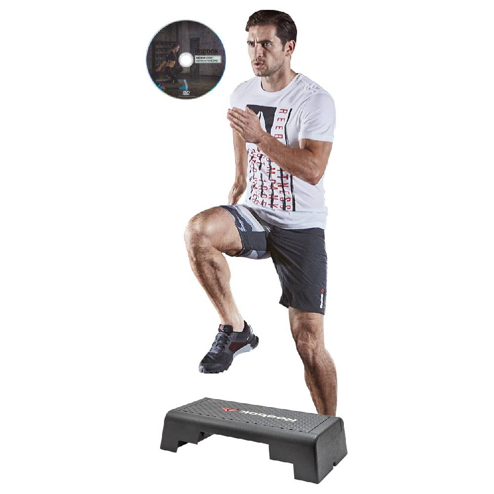 Sport Tec REEBOK Mini Step inkl. DVD, schwarz Weihnachtsangebot
