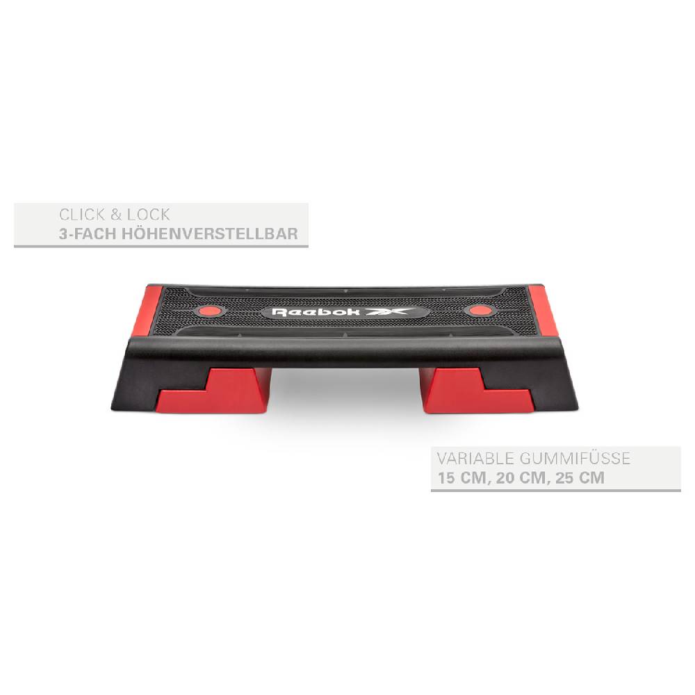 Sport Tec REEBOK Step professional, schwarz-rot Muttertagsangebot