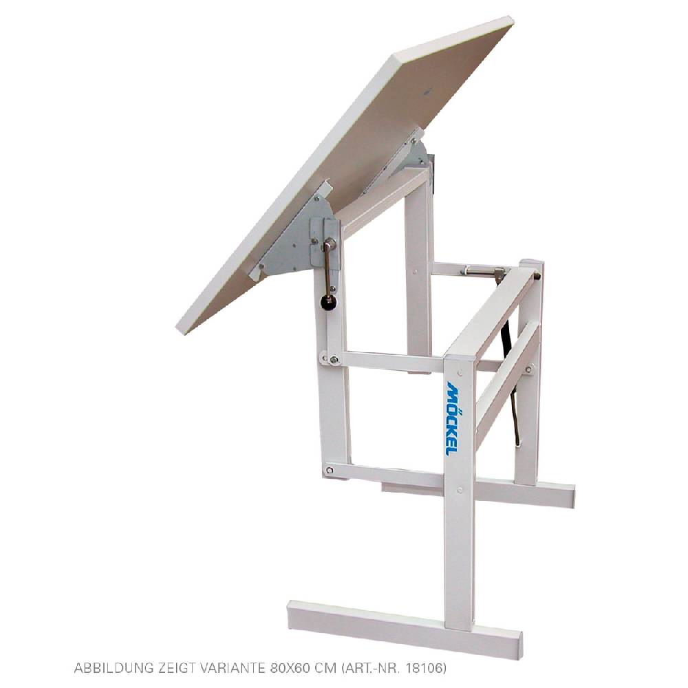 Sport Tec Möckel Sitz-Steharbeitstisch Ergo S72 BxTxH 120x80x72-122 cm, mit Gleitern, grau/grau Weihnachtsangebot
