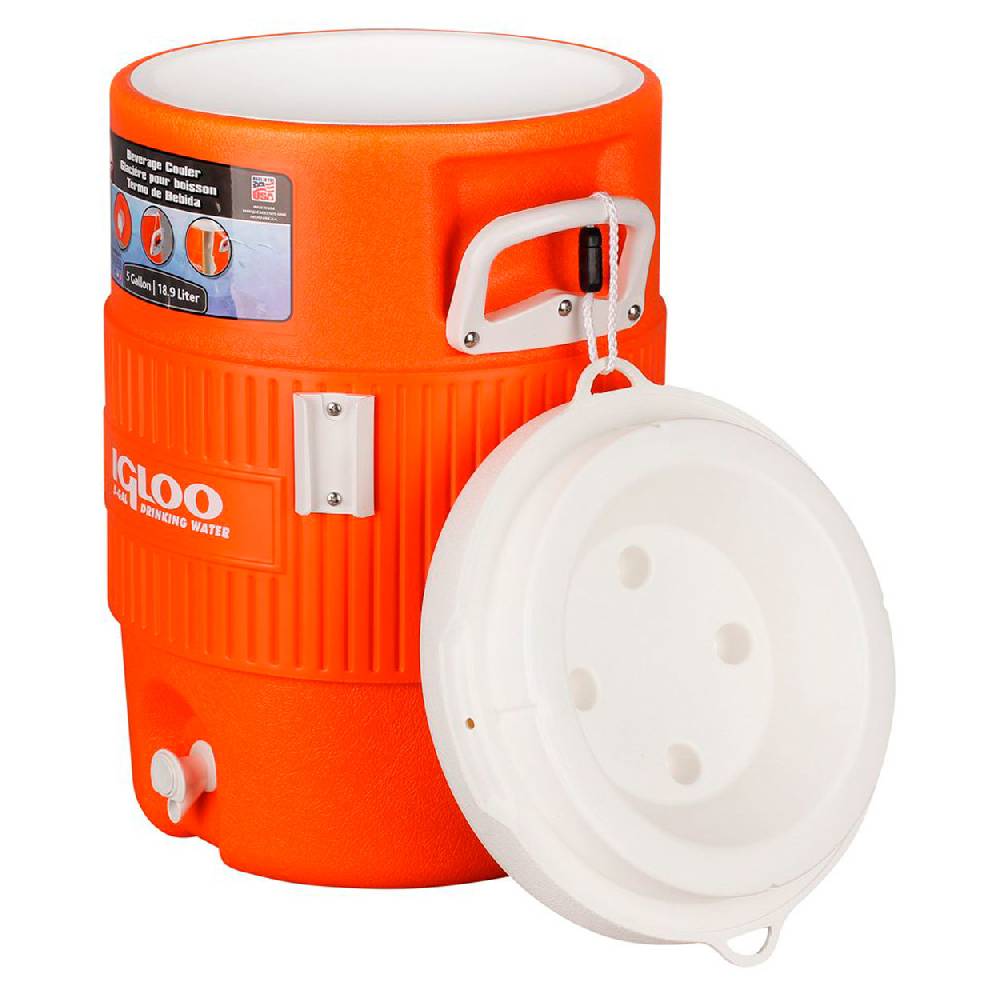 Sport Tec Igloo Getränkebehälter mit Zapfhahn, 5 Gallon Seat Top 18,9 l Kauf eins, bekomm eins gratis