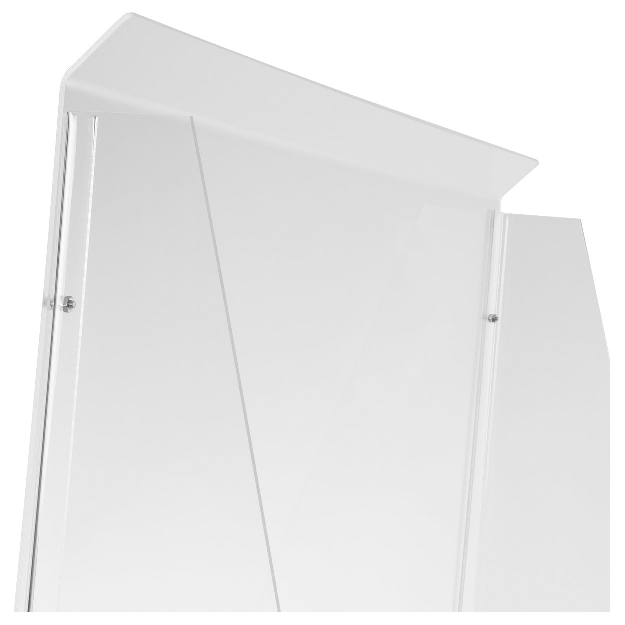 Sport Tec Hygiene Schutzwand aus Acrylglas 58x86x30 cm, mit Durchreiche 40x11 cm Letzte 3 Tage