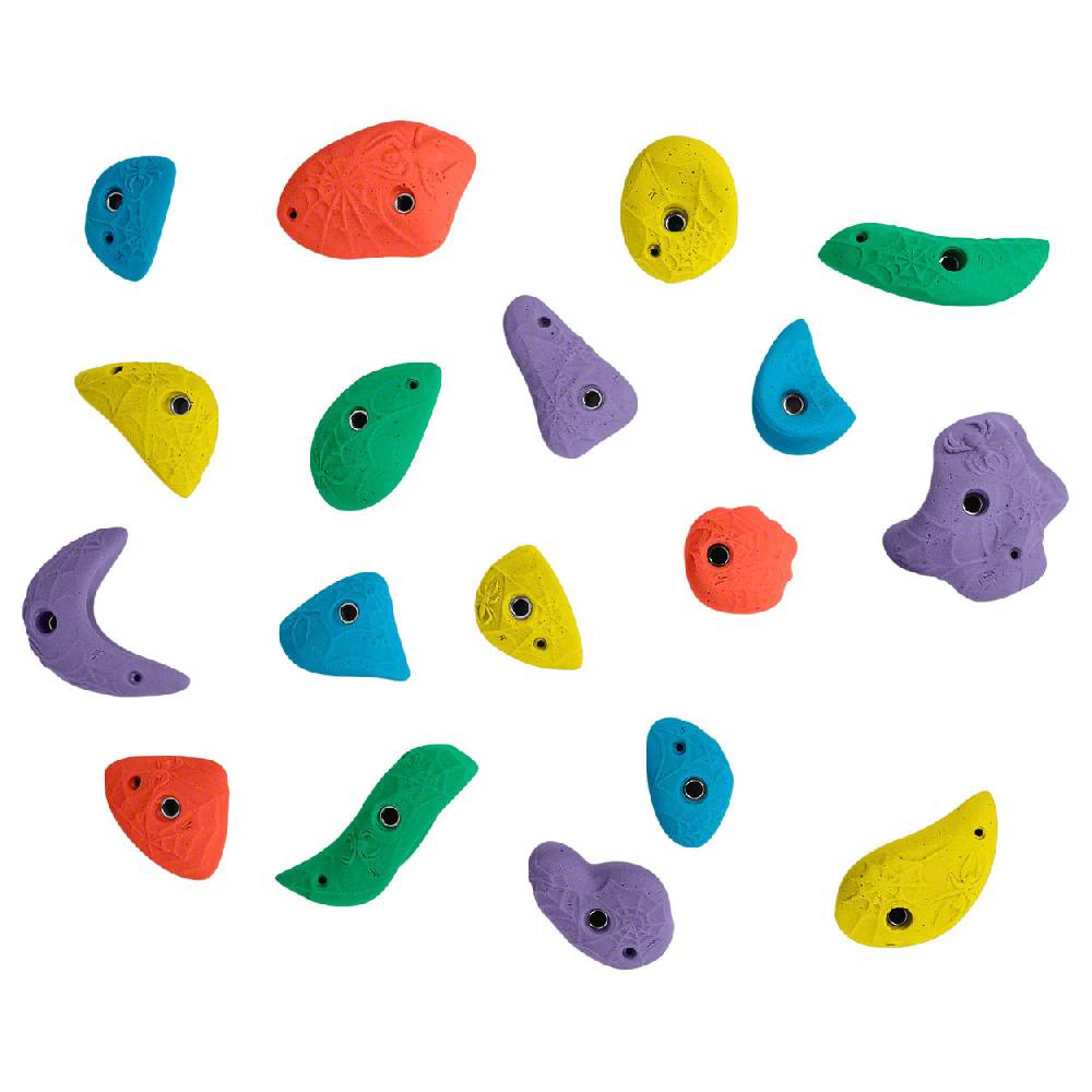 Sport Tec Klettergriff-Set Happy Gibbon + Spider Jugs, 30-tlg Im Verkauf