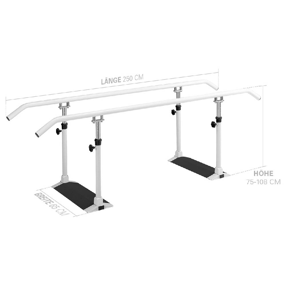 Sport Tec Gehbarren Standard Holmenlänge 2,5 m aus Metall Meist gekauft