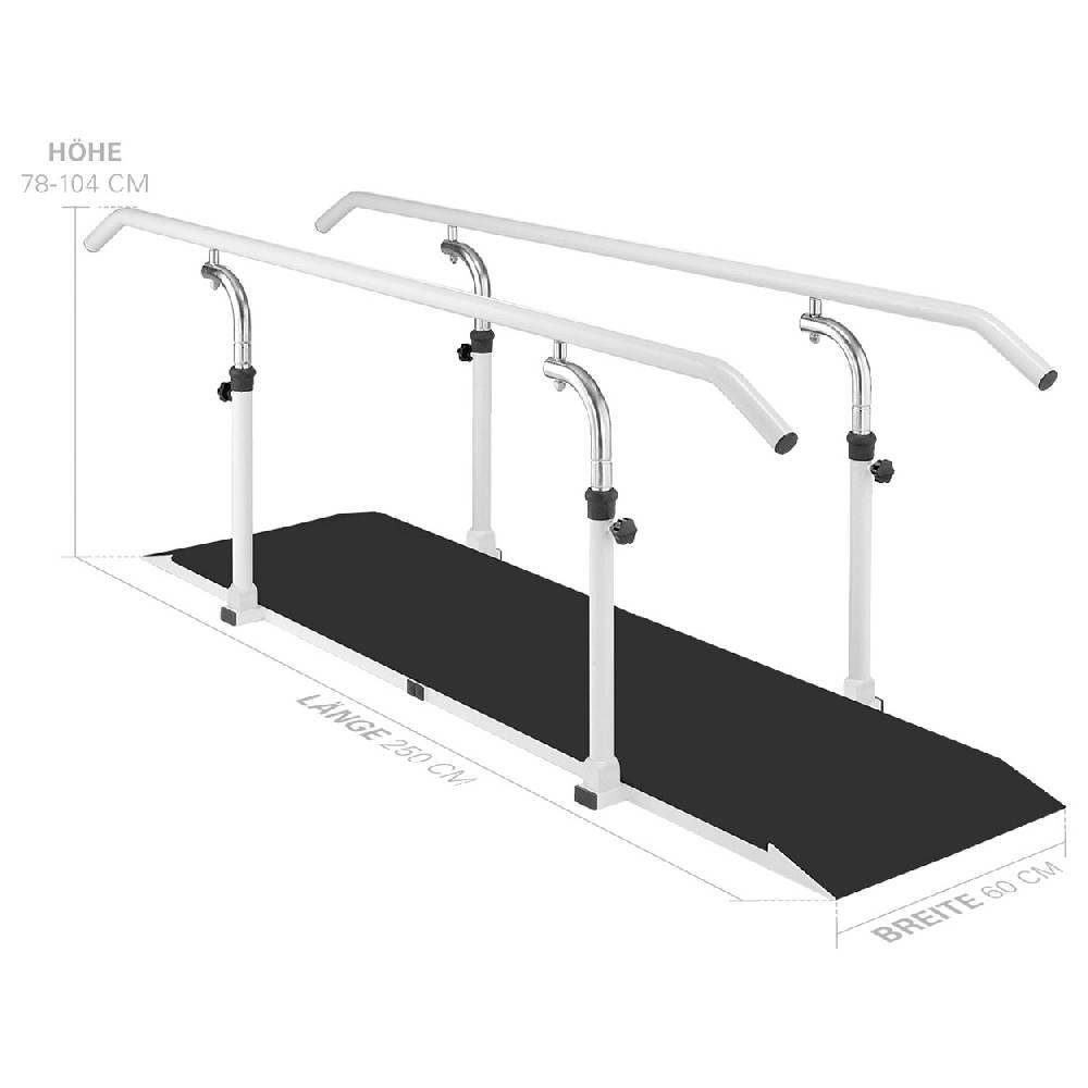 Sport Tec Gehbarren Exklusiv Holmenlänge 2,5 m aus Metall Kostenloser Versand