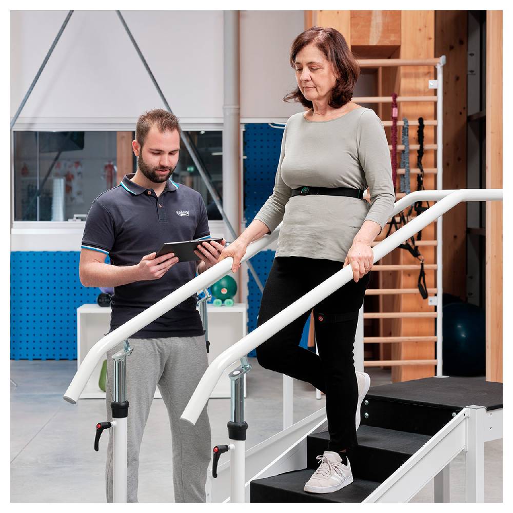 Sport Tec Übungstreppe mit verstellbarem Handlauf, Single Ausführung Weihnachtsangebot