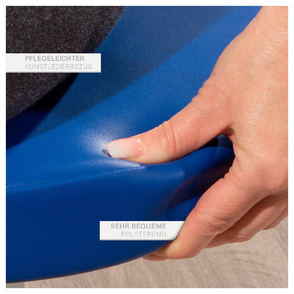 Sport Tec Drehhocker Standard mit Komfort-Polster und Rollen Exklusive Angebote
