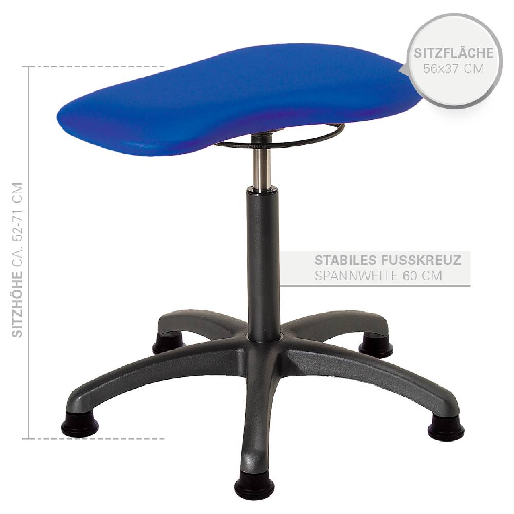 Sport Tec Therapiehocker mit Polster, Standard mit Gleitern Neuheiten
