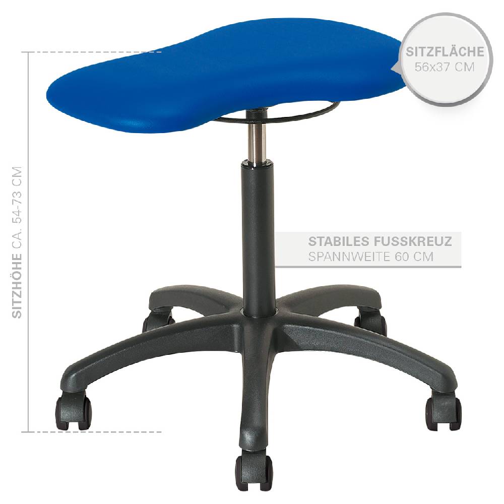 Sport Tec Therapiehocker mit Polster, Standard mit Rollen Bestseller