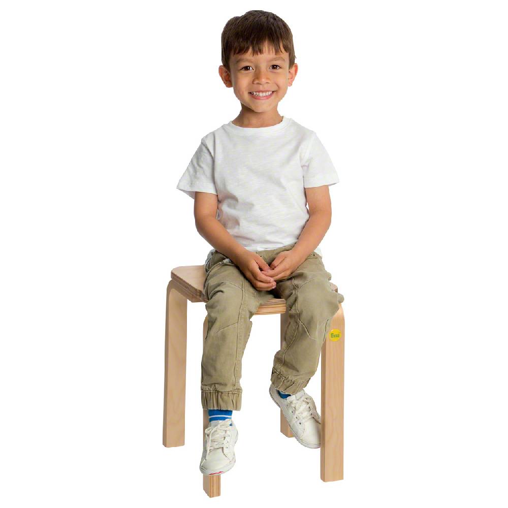 Sport Tec Erzi Hocker 38 aus Formholz, 36x36 cm, Sitzhöhe 38 cm Begrenzte Freigabe