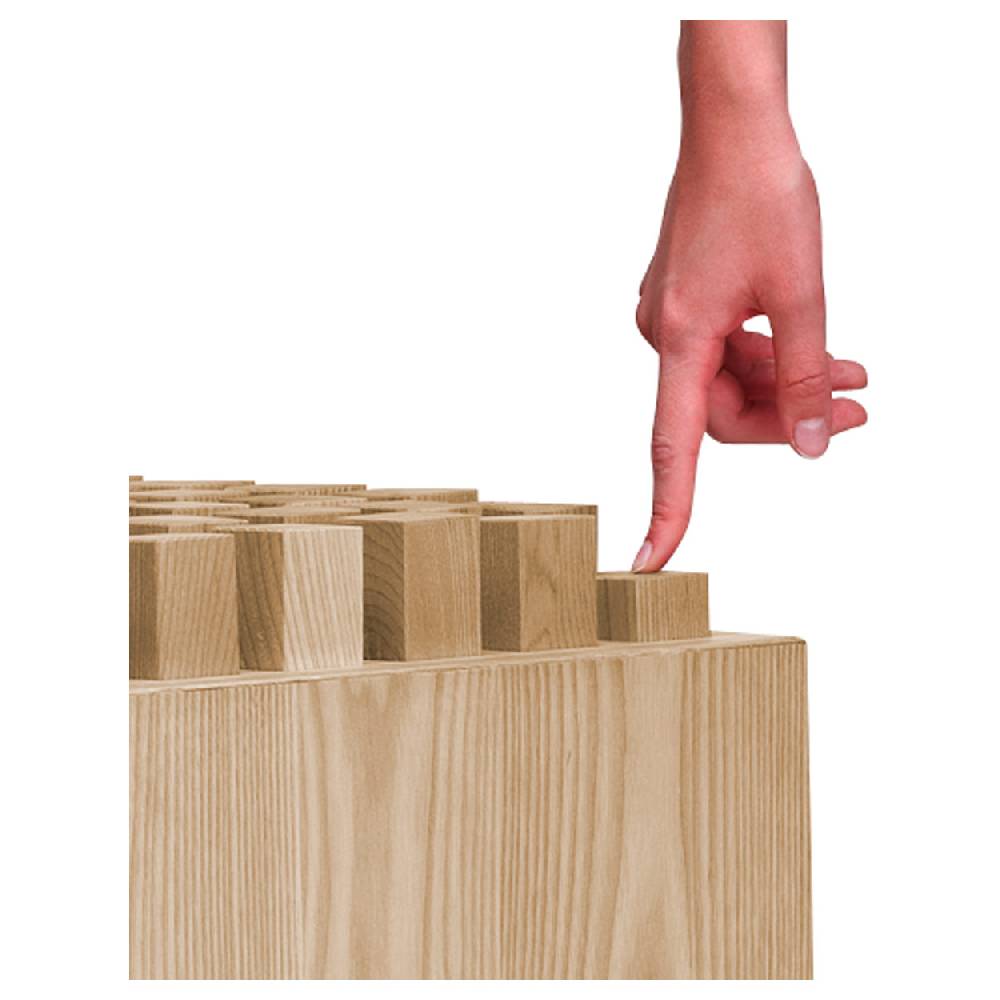 Sport Tec NOHrD Sitzhocker HedgeHock, Eiche Sonderangebot der Fabrik