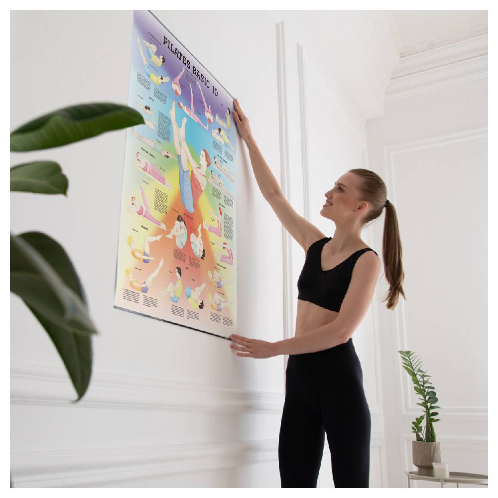 Sport Tec Lehrtafel "Pilates Basic 10", LxB 100x70 cm Meist gekauft