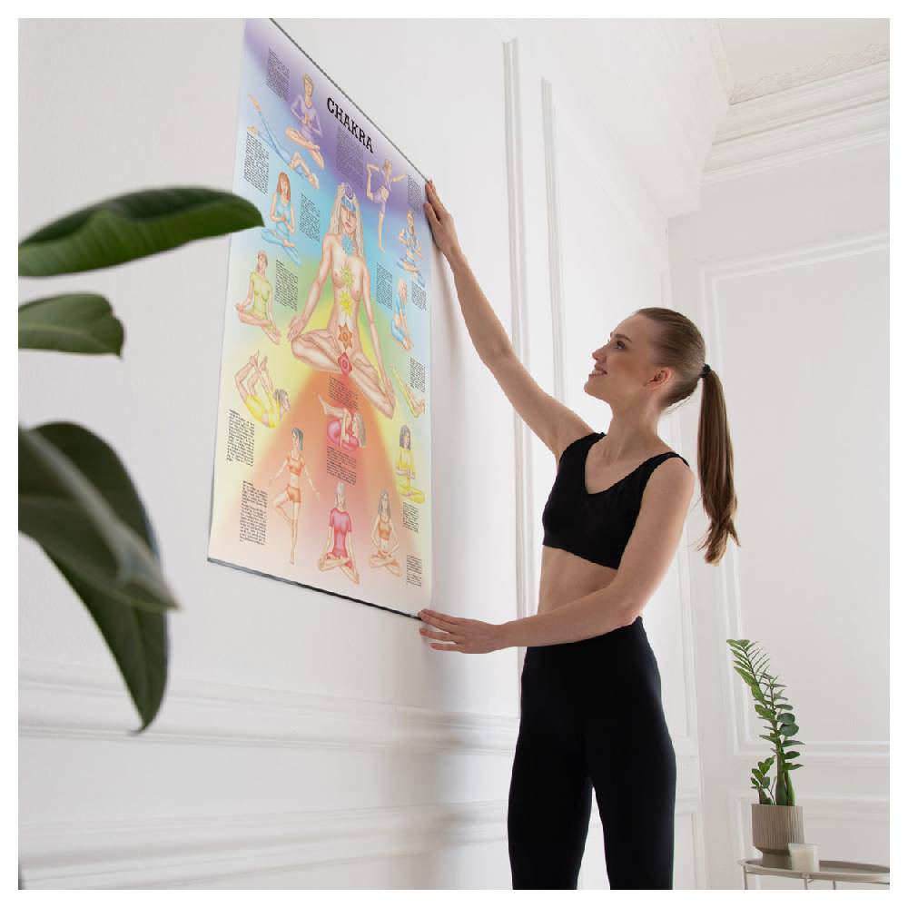 Sport Tec Lehrtafel "Chakra", LxB 100x70 cm Günstig kaufen
