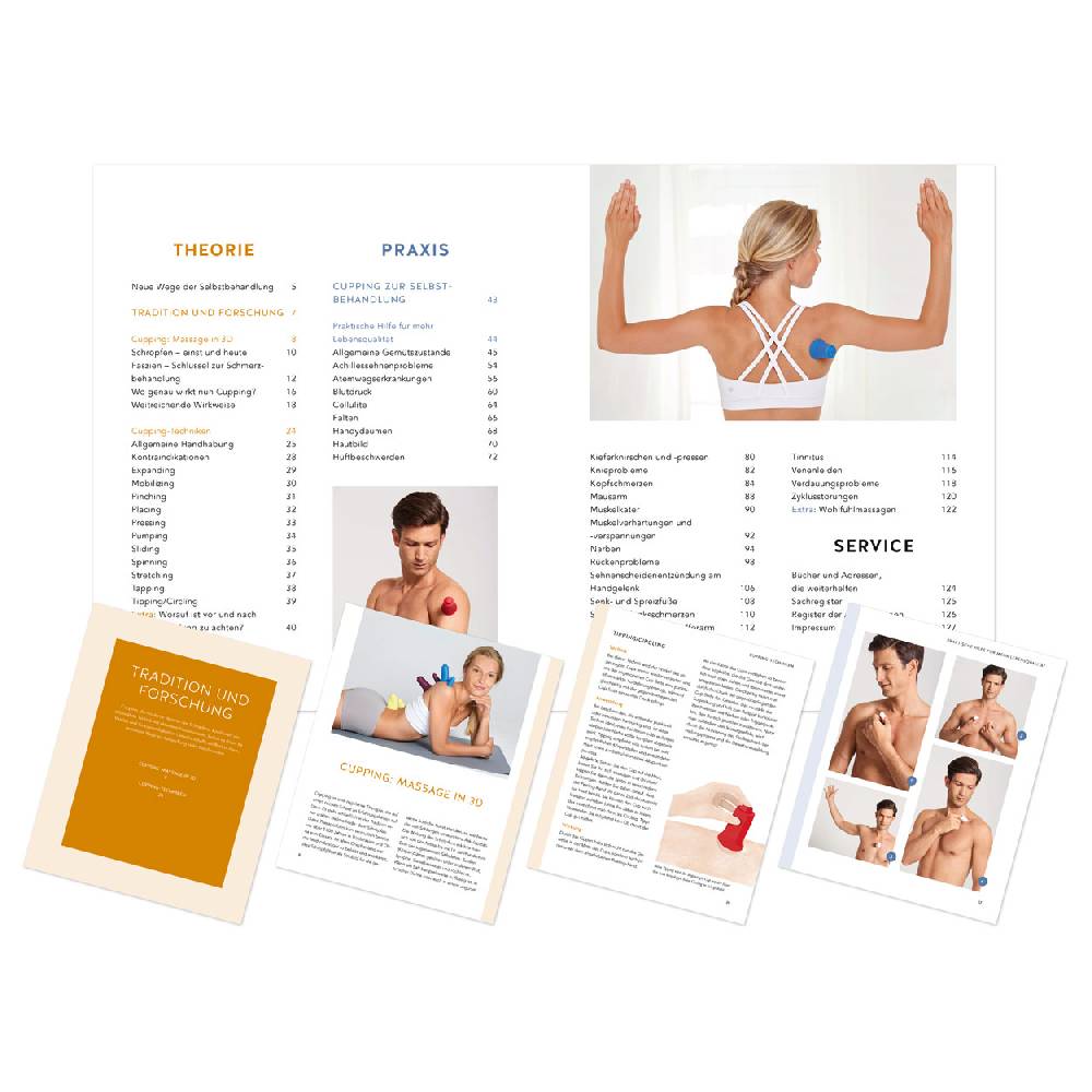 Sport Tec Buch "Cupping - Die neue Methode zum Lösen der Faszien" 128 Seiten Speichern exportieren