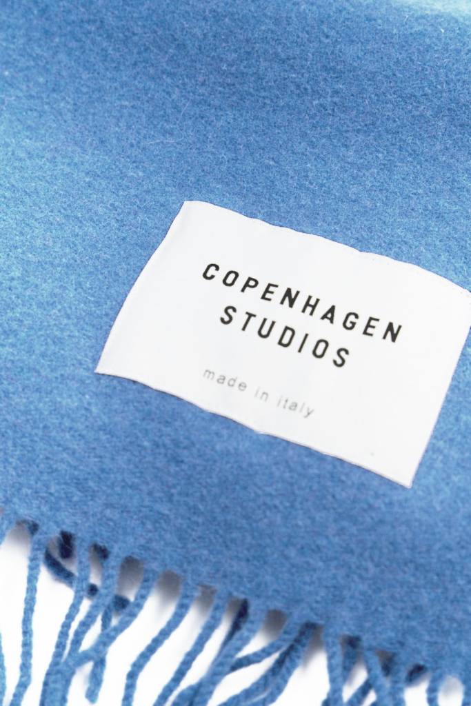 Studio Copenhagen CPH SHAWL 6 wool mix medium blue Wochenangebot