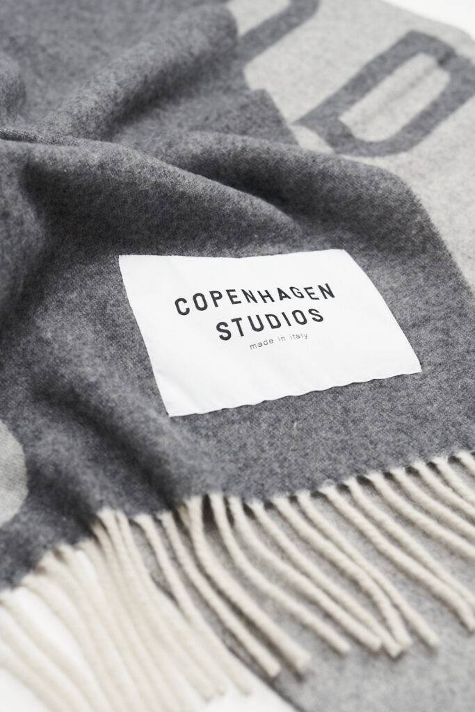 Studio Copenhagen CPH SHAWL 1 wool mix grey Letzte 3 Tage