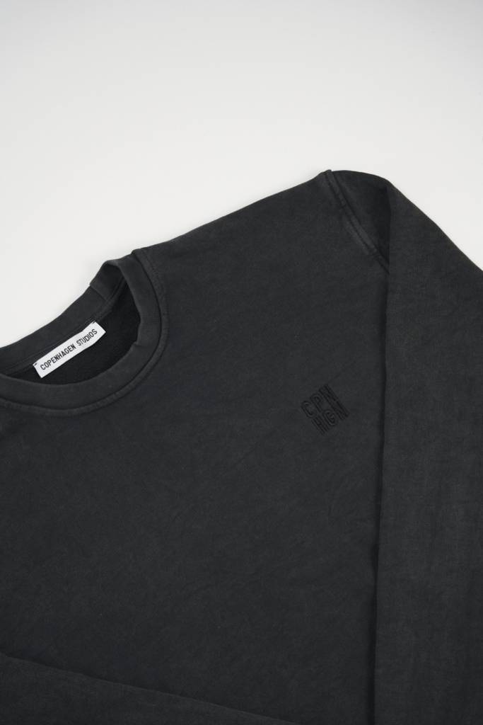 Studio Copenhagen CPH SWEAT 12 cotton washed black Letzte 2 Tage